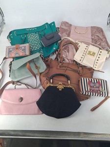 Fossil & Assorted Handbags and Wallets Mixed Lot - 10 Pieces