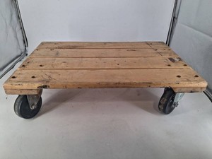 Wooden Industrial Platform Dolly 48in X 36in