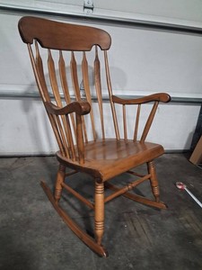 S. Bent & Bro Gardner MA Windsor Rocking Chair
