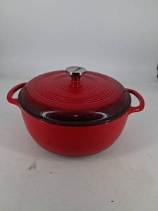 Lodge Red Enameled Cast Iron Dutch Oven