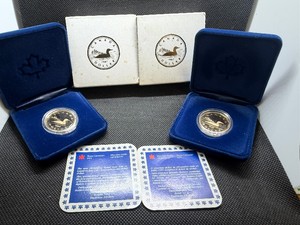Two 1987 Canada Dollars