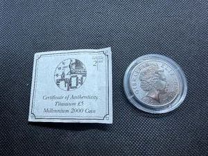 1999 Titanium Canadian Millenium 2000 Coin