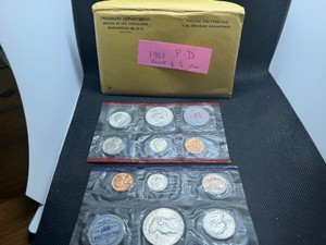 1961 PD US Treasury Mint Set