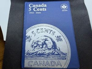 Book of Canadian Nickels Starting 1922 Some Silver