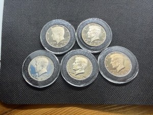 1981, 1982, 1983, 1984, 1985 Kennedy Half Dollars (5 Coins)