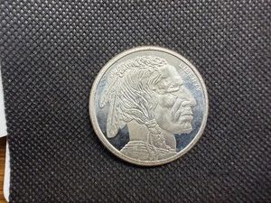Golden State Mint One Ounce Silver Round Buffalo Design