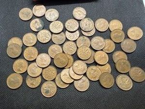 Roll of Canadian Cents Mixed Dates