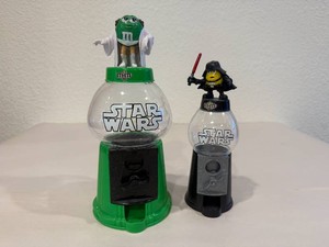 M&Ms Star Wars Princess Leia and Darth Vader Candy Dispensers