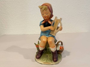Erich Stauffer Hummel Style Porcelain Figurine - Music Time