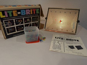 Vintage Lite-Brite Game In Original Box