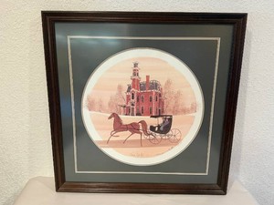 P. Buckley Moss Terrace Hill Ride SignedNumbered Framed Folk Art Print