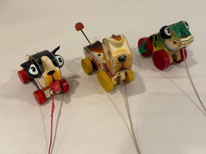 Vintage 1950s Fisher Price Pull Toys