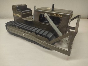 Rare Tonka Steel Military Bulldozer GR-2-2431