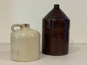 Two Vintage Stoneware Jugs