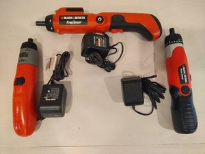 Black & Decker Cordless Screwdriver & Pivot Drivers