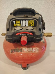 Central Pneumatic 3 Gallon 100 PSI Air Compressor