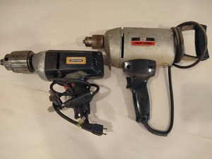 Craftsman 38 Electric Drill & Craftsman 12 Electric Drill