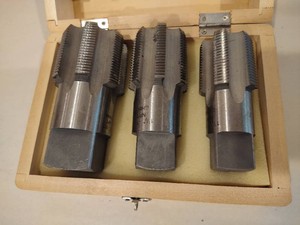 Three Piece Carbon Steel Pipe Tap Set