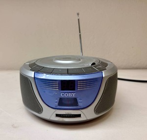 COBY Portable Stereo AMFM CD Player