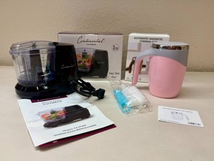 Continental Electric Food Chopper and Automatic Magnetic Stirring Cup New in Box