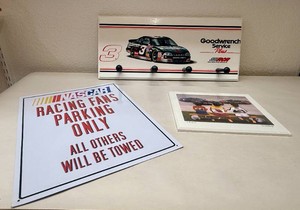 NASCAR Racing Fans Parking Only Sign and Wall Art
