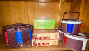Large Lot of Poker Chips