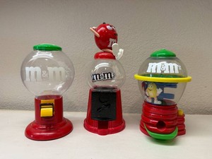 Three M&Ms Candy Dispensers