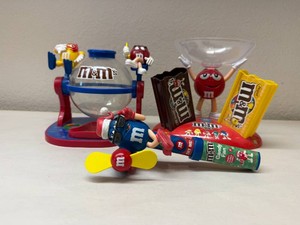 M&Ms Candy Dispensers and Hand-Held Fan