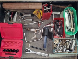 Assorted Sockets, Wrenches, Splitter Set & More