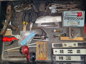 Misc Tools incl  Levels, Ball Head Screwdrivers, Needle Nose Pliers & More