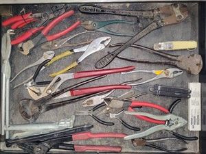 Lot of Pliers, Cutters, Nippers, Etc