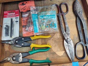 Lot of Tin SnipsSheet Metal Cutters.