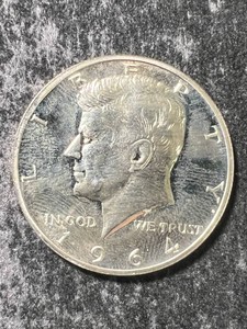 1964 US PROOF KENNEDY HALF DOLLAR
