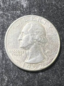 1952-D US WASHINGTON QUARTER