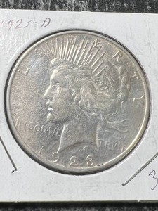 1923-D US PEACE SILVER DOLLAR