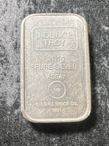 1 TROY OZ .999 FINE SILVER A-MARK BAR