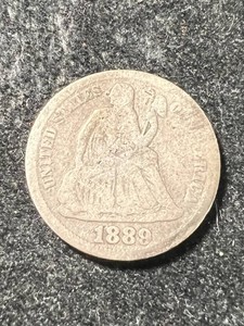 1889 US SEATED LIBERTY DIME
