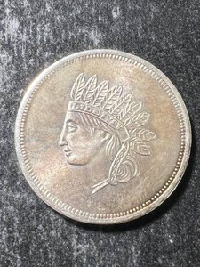 1 TROY OZ .999 FINE SILVER INDIAN ROUND