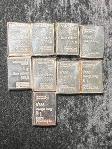 9 GRAMS .999 FINE SILVER VALCAMBI SUISSE BARS