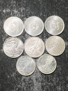 .8 TROY OZ .999 FINE SILVER FRACTIONAL ROUNDS