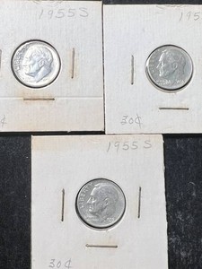3 US SILVER ROOSEVELT DIMES