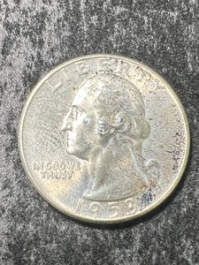 1953-S US WASHINGTON QUARTER