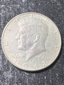 1968-D US KENNEDY HALF DOLLAR
