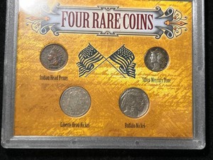 FOUR RARE COINS US SET