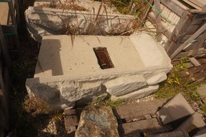 2 Sections of Pre Cast Wall Stone