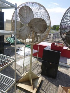 Fan on Stand with Casters
