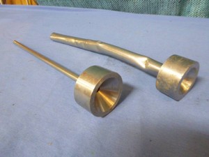 2 Stainless Steel Stuffing Horns