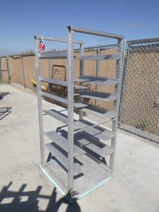 Aluminum UtilityPan Rack on Casters