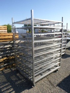 10-Tier Smoker Rack on Casters