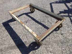 Heavy-Duty Steel Dolly with Casters